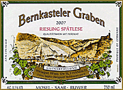 Dr H Thanisch 2007 Bernkasteler Graben Spatlese Riesling